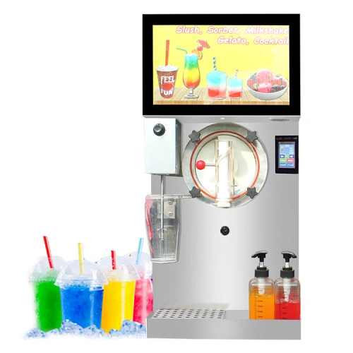 Ice drink machine top